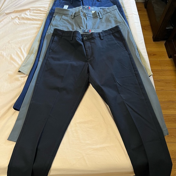 Dockers Men's Chinos in Navy, Gray, and Beige